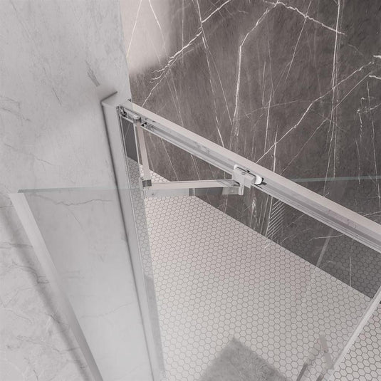 Eastbrook Corniche 2000 1000mm In-Fold Shower Door Chrome | 49.7026 - Envy Bathrooms Ltd