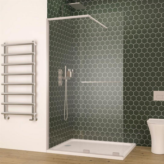 Eastbrook Corniche 2000 1400mm Soft Close Walk-In Sliding Panel LH Chrome | 49.7005