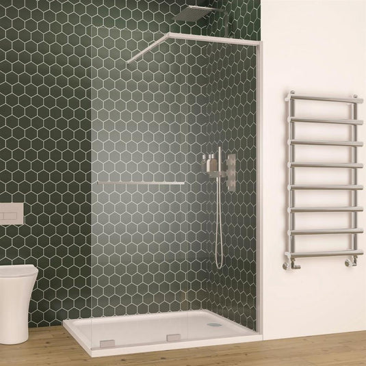 Eastbrook Corniche 2000 1600mm Soft Close Walk-In Sliding Panel RH Chrome | 49.7009