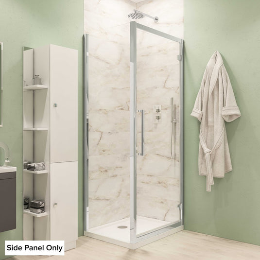 Eastbrook Corniche 2000 Side Panel for Hinged Door 760x2000mm Chrome | 49.3118