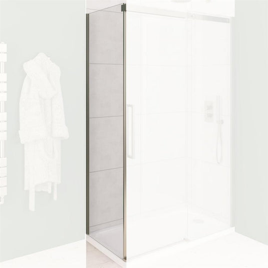 Eastbrook Corniche Side Panel 2000 x 1000mm Brushed Brass | 49.6036 - Envy Bathrooms Ltd