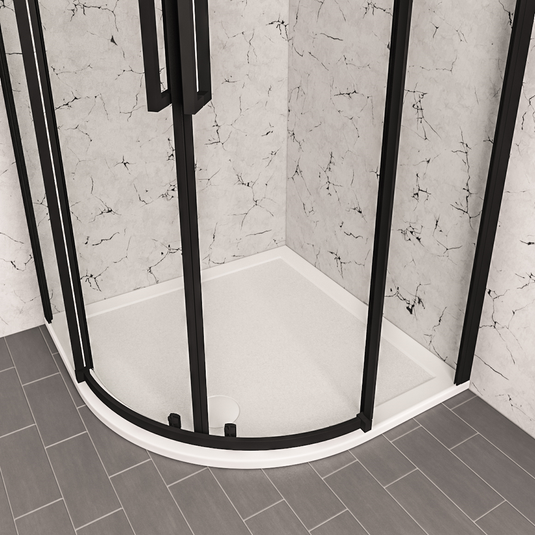 Eastbrook Corsair Anti-Slip 1000mm Quadrant Shower Tray White | 159.2203