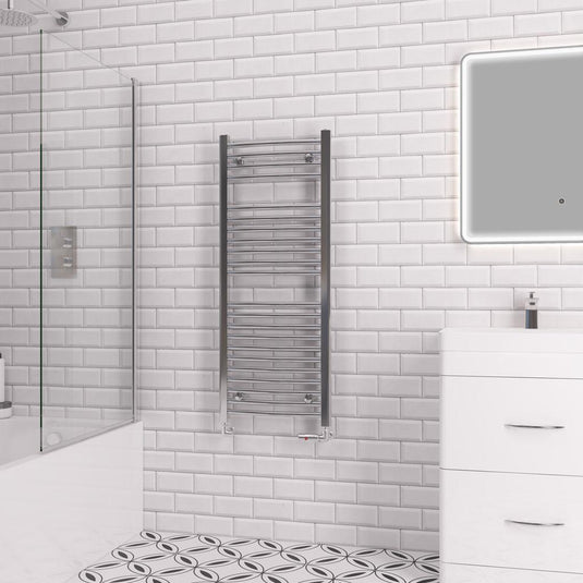 Eastbrook Curved Biava 1118 x 450mm Towel Multirail Chrome | 41.0292