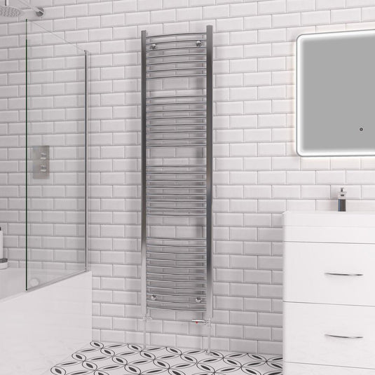 Eastbrook Curved Biava 1720 x 450mm Towel Multirail Chrome | 41.0295