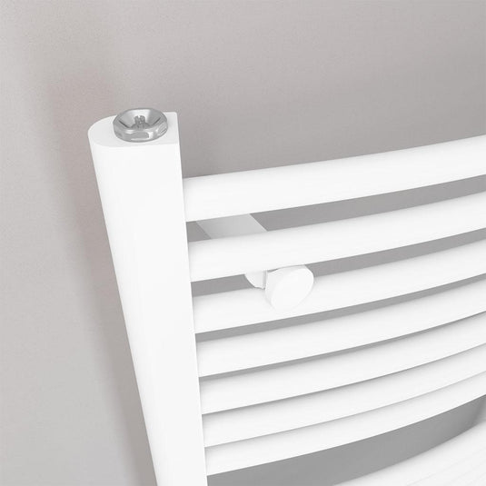 Eastbrook Curved Biava 360 x 400mm Towel Multirail Gloss White | 41.0298
