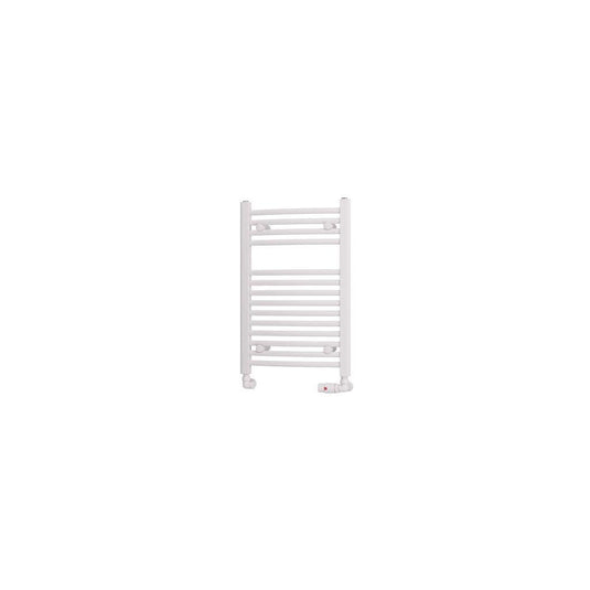 Eastbrook Curved Biava 688 x 450mm Towel Multirail Gloss White | 41.0299