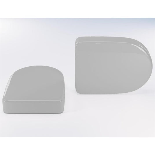 Eastbrook D Shape Vent Cap Pair Grey | 101.0114