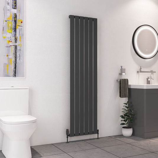 Eastbrook Deddington 1800 x 470mm Radiator Matt Anthracite | 89.0864