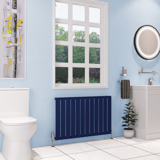 Eastbrook Deddington Radiator 600x950mm Matt Cobalt Blue | 89.1505