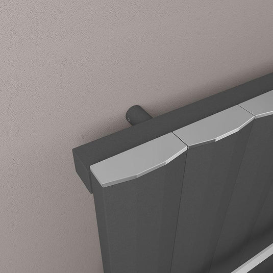 Eastbrook Derwent 1800 x 304mm Dry Element Aluminium Radiator Matt Anthracite | 41.0493