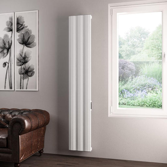 Eastbrook Derwent 1800 x 304mm Dry Element Aluminium Radiator Matt White | 41.0489