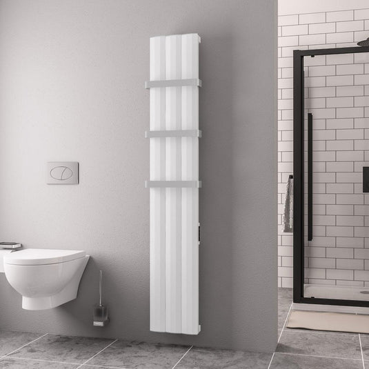 Eastbrook Derwent 1800 x 304mm Dry Element Aluminium Radiator Matt White | 41.0489