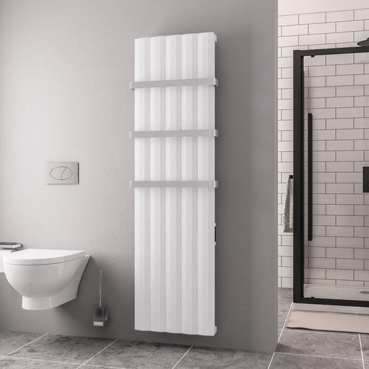 Eastbrook Derwent 1800 x 504mm Dry Element Aluminium Radiator Matt White | 41.0491