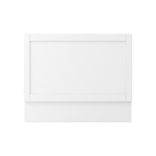Eastbrook Diamante 800mm Shaker End Bath Panel Matt White | 34.3213