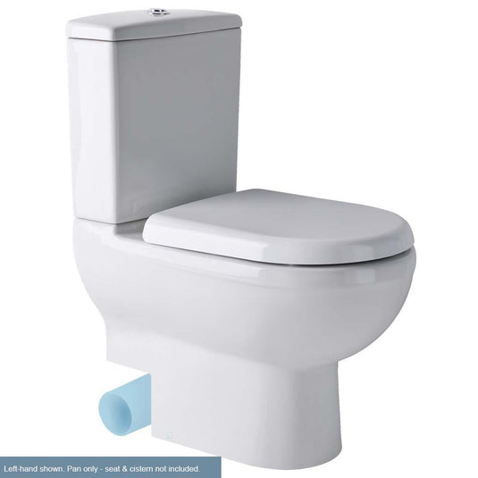 Eastbrook Dura Back To Wall Close Coupled Pan (RH Exit) White | 26.0051