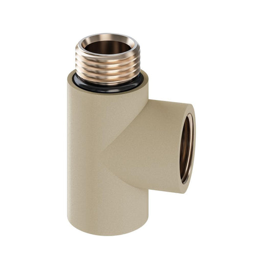 Eastbrook Element T‑Piece Matt Cappuccino | 41.3032
