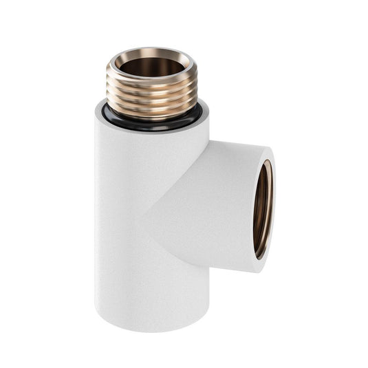 Eastbrook Element T‑Piece Matt White | 41.3030