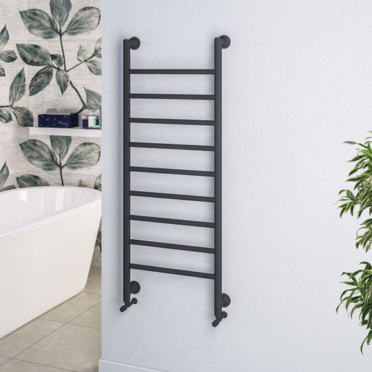 Eastbrook Eshton Towel Rail 1200mm x 500mm Matt Anthracite | 61.0056