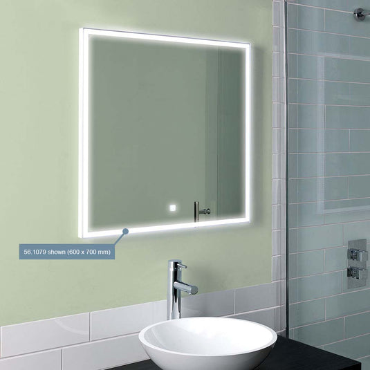 Eastbrook Esk 700 x 700 LED Mirror White | 56.1080