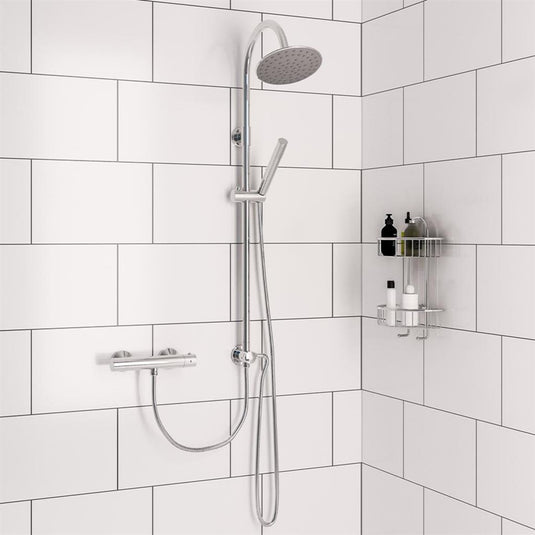 Eastbrook Exposed Bar Valve & Breeze Riser Shower Kit - Chrome - BND008 - Envy Bathrooms Ltd