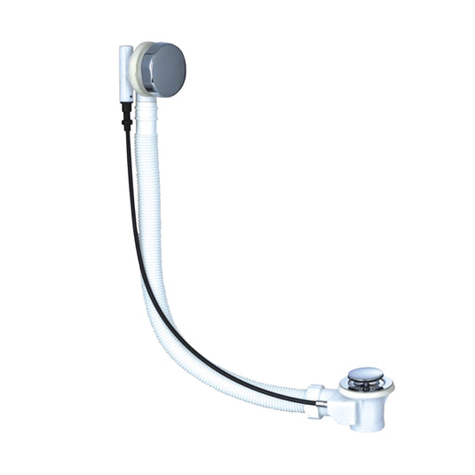 Eastbrook Extended Bath Pop Up Waste Overflow Chrome | 98.0008