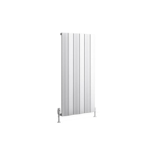 Eastbrook Fairford 1200 x 565mm Aluminium Radiator Matt White | 89.0737