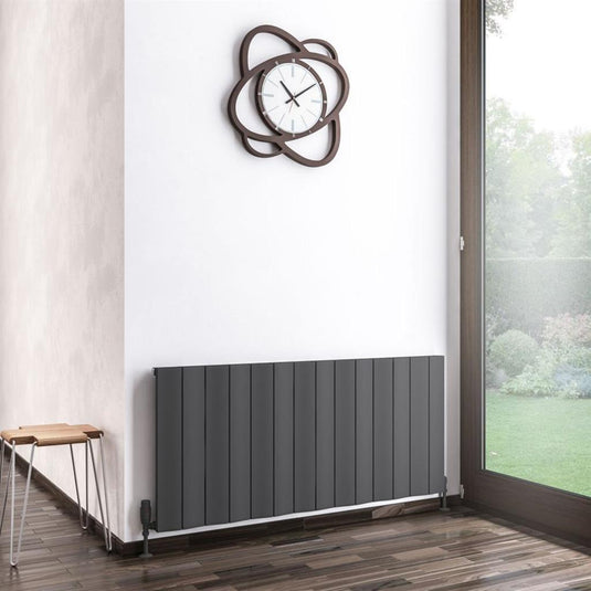 Eastbrook Fairford 600 x 1325mm Aluminium Radiator Matt Anthracite | 89.0226