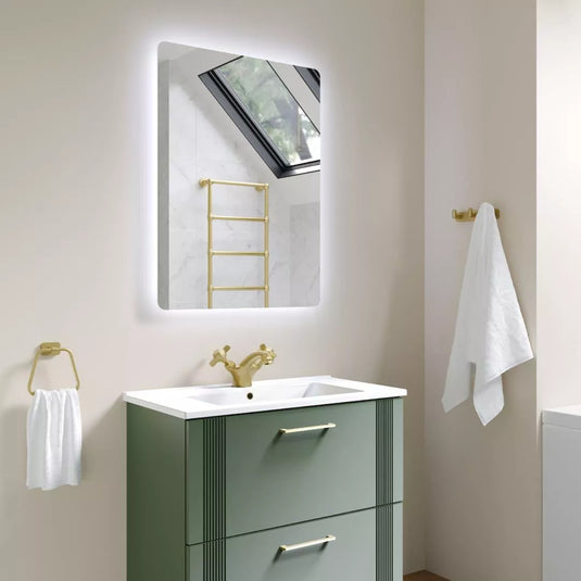 Eastbrook Farini 800x600mm Ambient LED Bathroom Mirror Chrome | 40.1052 - Envy Bathrooms Ltd