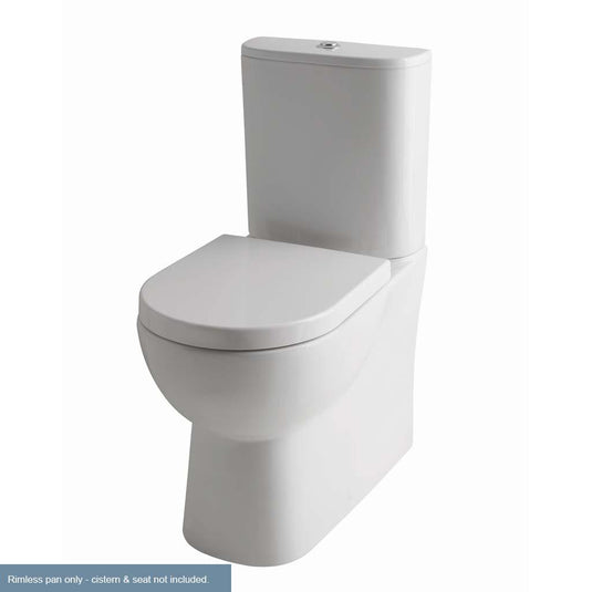 Eastbrook Farringdon Rimless Back To Wall Close Coupled Pan White | 26.0078