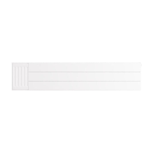 Eastbrook Flat Cover Plate with Lines 300 x 1400mm Gloss White | 25.5074