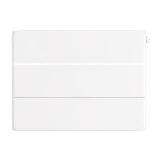 Eastbrook Flat Cover Plate with Lines 300 x 400mm Gloss White | 25.5068