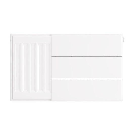 Eastbrook Flat Cover Plate with Lines 300 x 500mm Gloss White | 25.5069