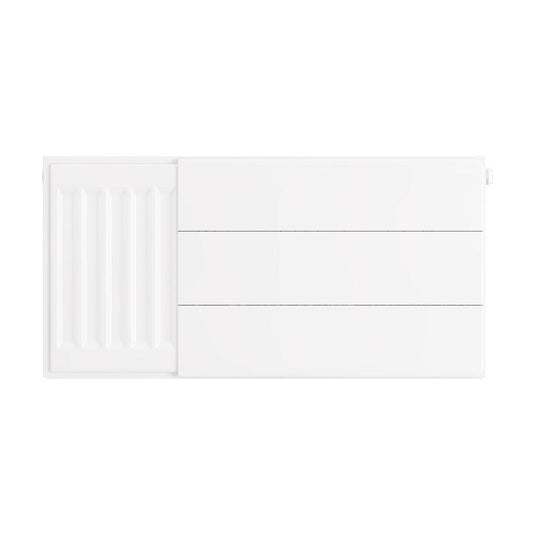 Eastbrook Flat Cover Plate with Lines 300 x 600mm Gloss White | 25.5070