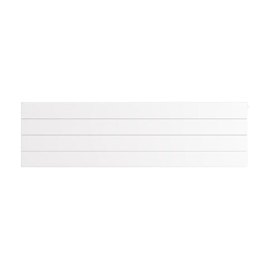 Eastbrook Flat Cover Plate with Lines 400 x 1400mm Gloss White | 25.5086