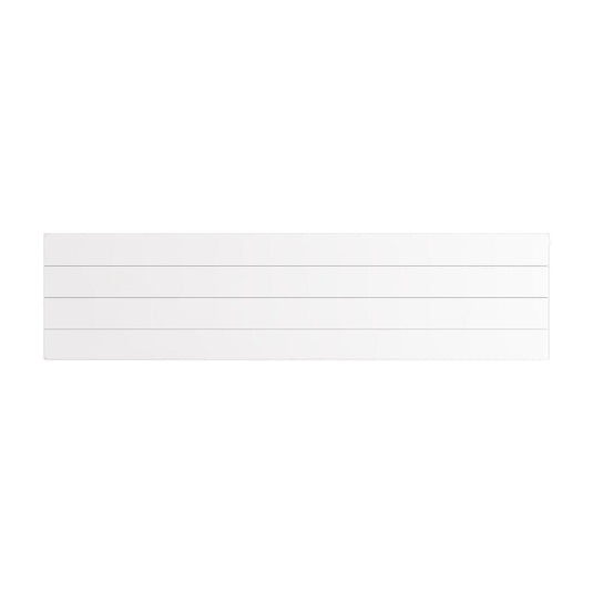 Eastbrook Flat Cover Plate with Lines 400 x 1600mm Gloss White | 25.5087