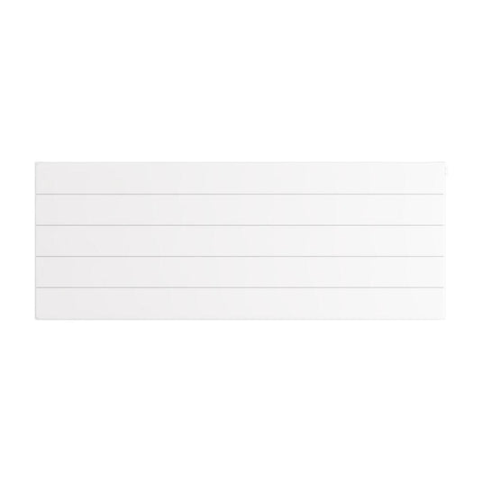 Eastbrook Flat Cover Plate with Lines 500 x 1300mm Gloss White | 25.5099