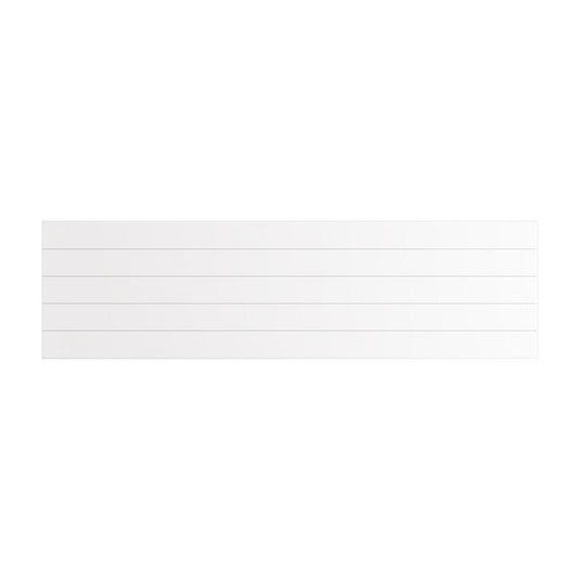 Eastbrook Flat Cover Plate with Lines 500 x 1800mm Gloss White | 25.5103