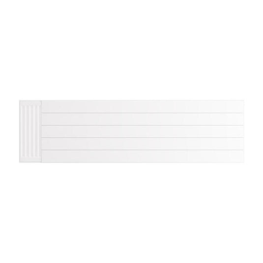 Eastbrook Flat Cover Plate with Lines 500 x 1800mm Gloss White | 25.5103