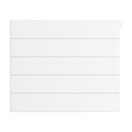 Eastbrook Flat Cover Plate with Lines 500 x 600mm Gloss White | 25.5092