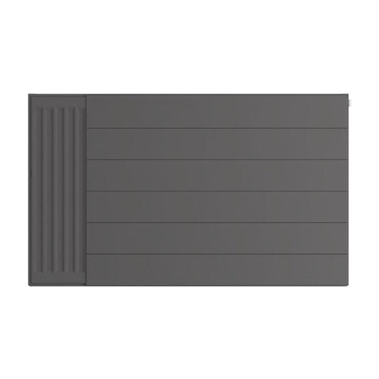 Eastbrook Flat Cover Plate with Lines 600 x 1000mm Matt Anthracite | 25.5123