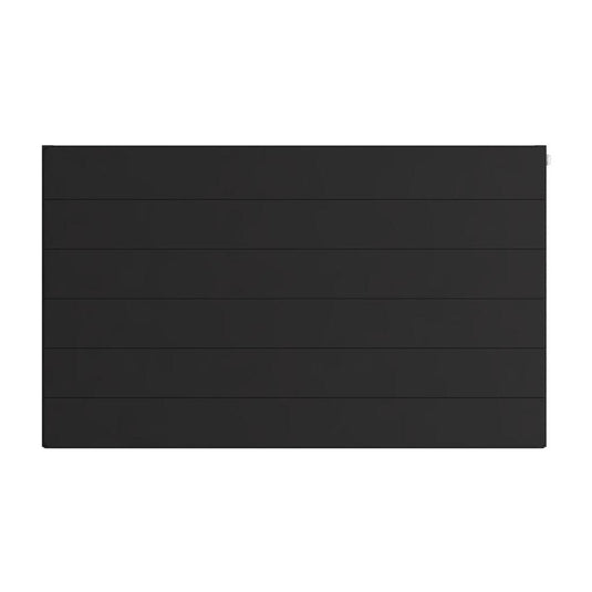 Eastbrook Flat Cover Plate with Lines 600 x 1000mm Matt Black | 25.5131