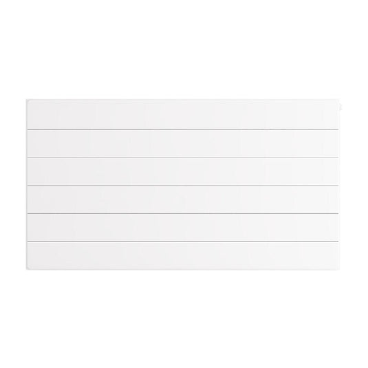 Eastbrook Flat Cover Plate with Lines 600 x 1100mm Gloss White | 25.5112