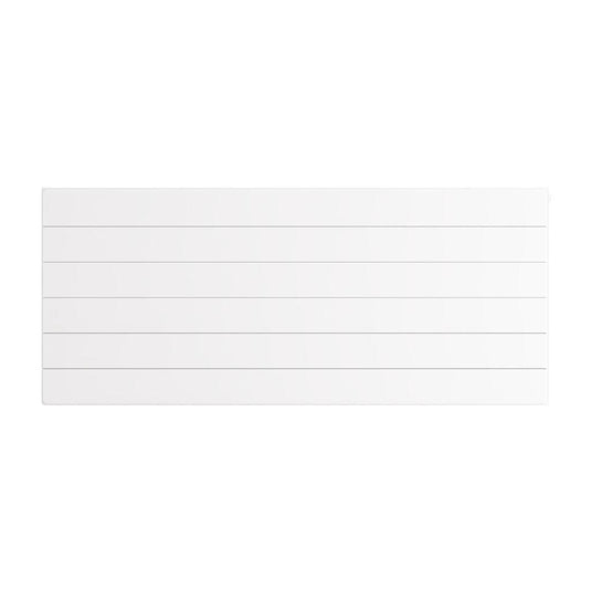 Eastbrook Flat Cover Plate with Lines 600 x 1400mm Gloss White | 25.5115