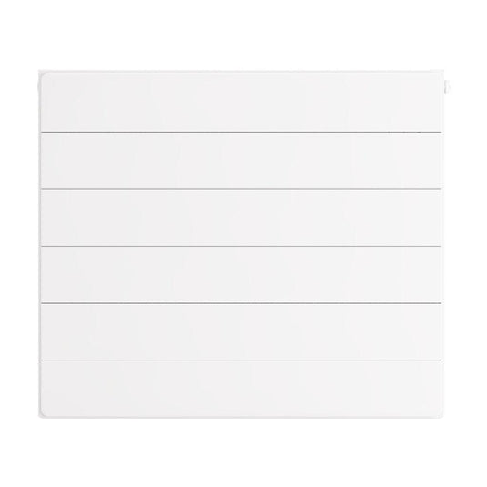 Eastbrook Flat Cover Plate with Lines 600 x 700mm Gloss White | 25.5108