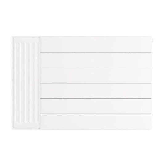 Eastbrook Flat Cover Plate with Lines 600 x 900mm Gloss White | 25.5110
