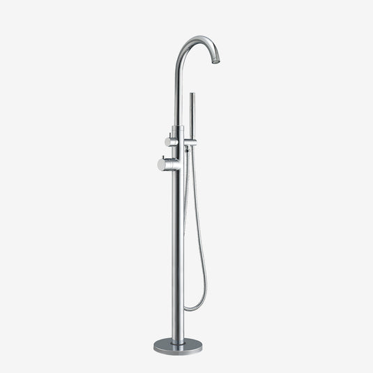 Eastbrook Floor Standing Thermostatic Mono Bath Shower Mixer Chrome | 93.0113