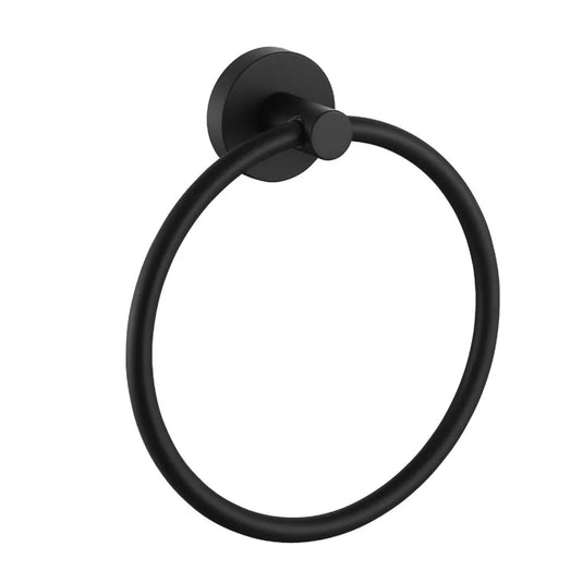 Eastbrook Genoa Metal Towel Ring Matt Black | 52.071 - Envy Bathrooms Ltd