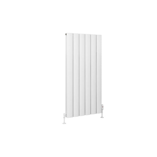 Eastbrook Guardia 1200 x 565mm Aluminium Radiator Matt White | 86.0455