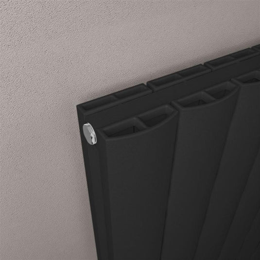 Eastbrook Guardia 1800 x 660mm Aluminium Radiator Matt Black | 86.0497