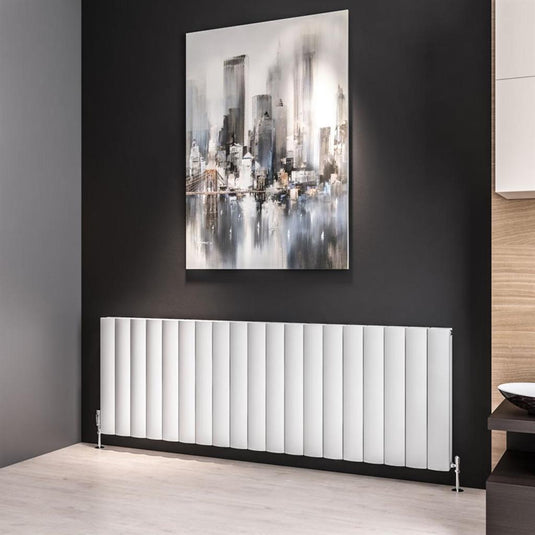 Eastbrook Guardia 600 x 1800mm Aluminium Radiator Matt White | 86.0502